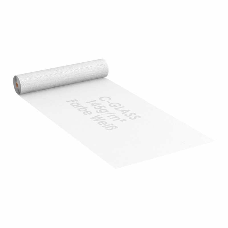 Armierungsgewebe 145g/m² – C-GLASS Farbe Weiß